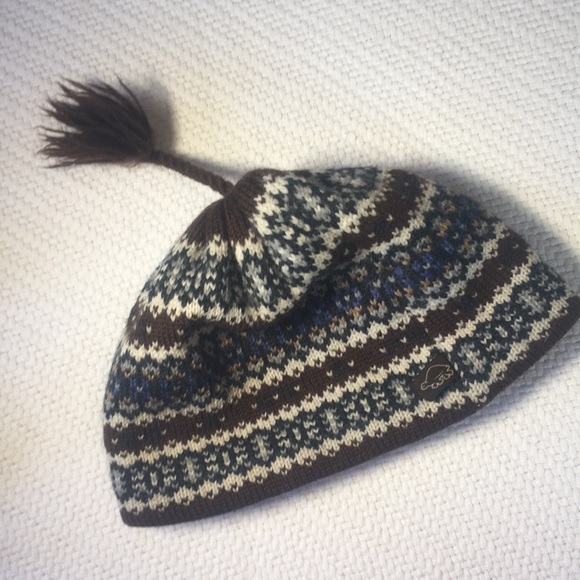 Turtle Fur Accessories - Fair Isle knit wool winter hat